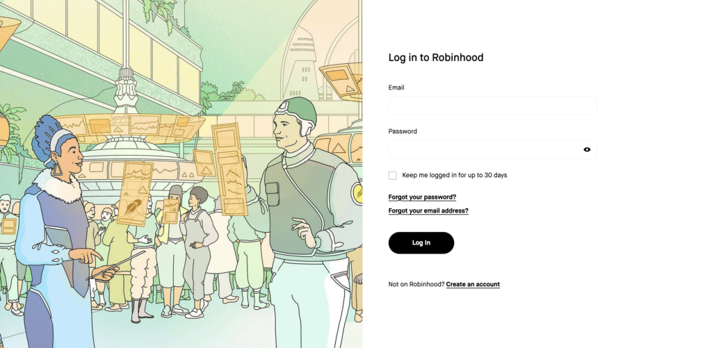 Robinhood trading app